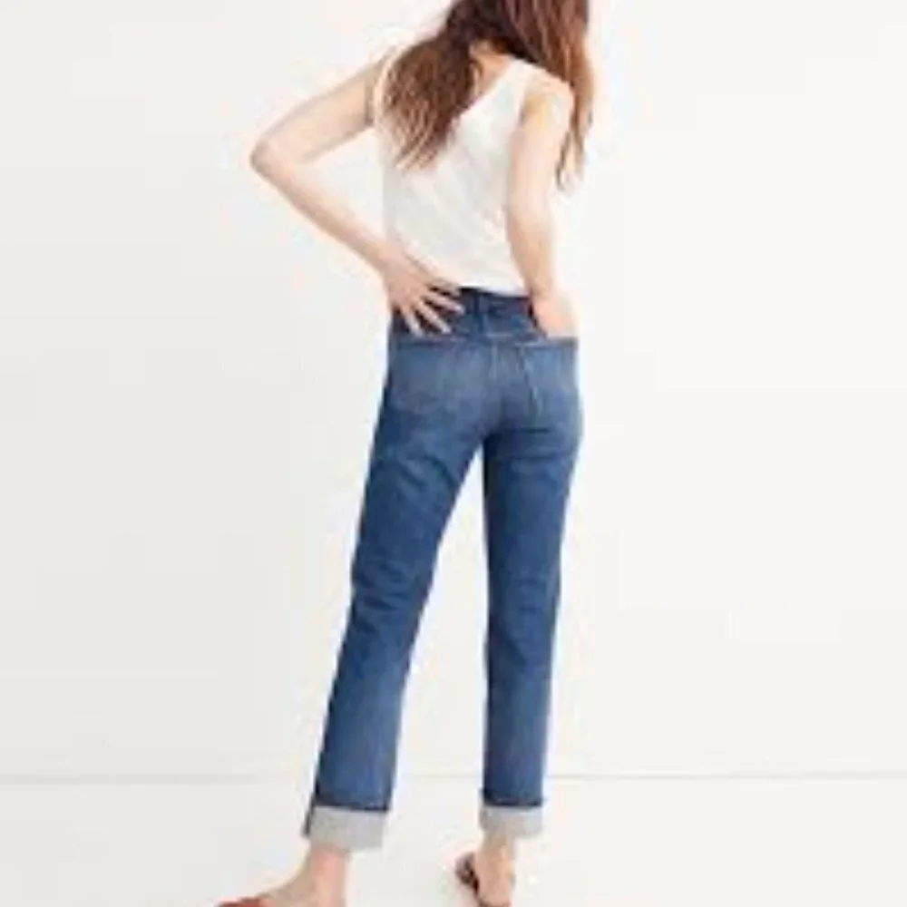 NEW Madewell Jeans Denim Distressed High Rise Slim Size 24 - Picture 6 of 11